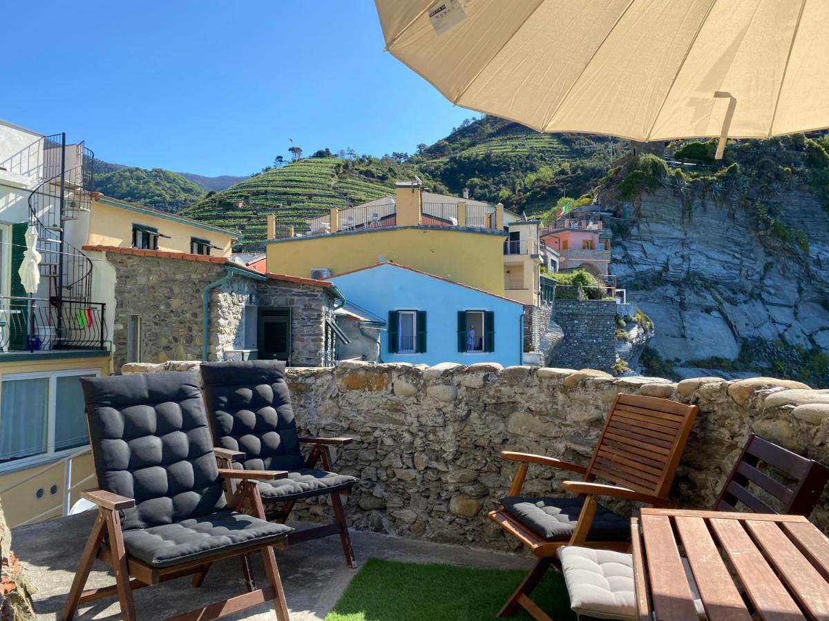 La Marina Tower Apartment With Private Sea View Terrace Vernazza Exterior foto